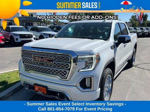 White Frost Tricoat 2021 GMC Sierra 1500 Denali