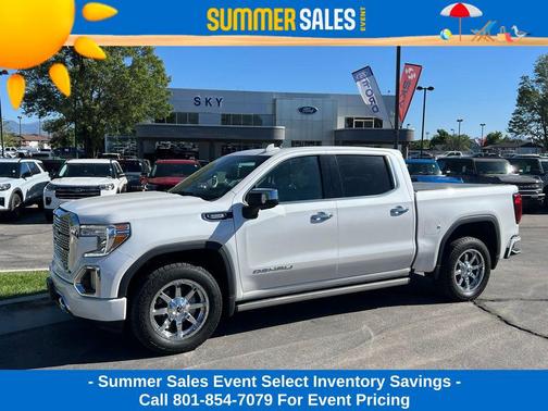 White Frost Tricoat 2021 GMC Sierra 1500 Denali