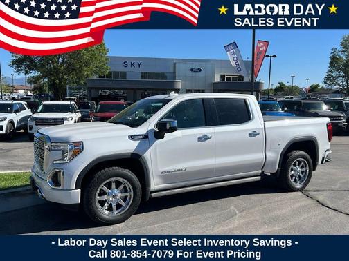 White Frost Tricoat 2021 GMC Sierra 1500 Denali