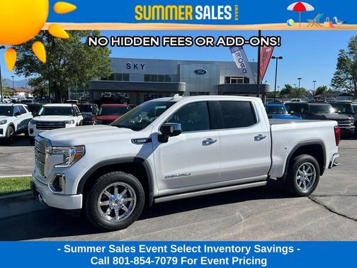 White Frost Tricoat 2021 GMC Sierra 1500 Denali