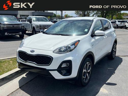 Clear White 2020 Kia Sportage LX