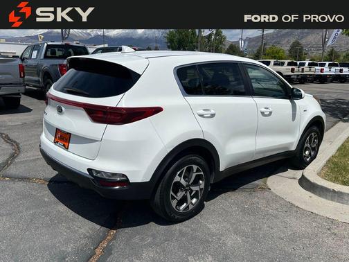 Clear White 2020 Kia Sportage LX