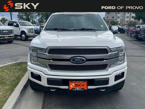 White Platinum Clearcoat Metallic 2018 Ford F-150 Platinum