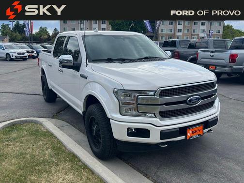 White Platinum Clearcoat Metallic 2018 Ford F-150 Platinum