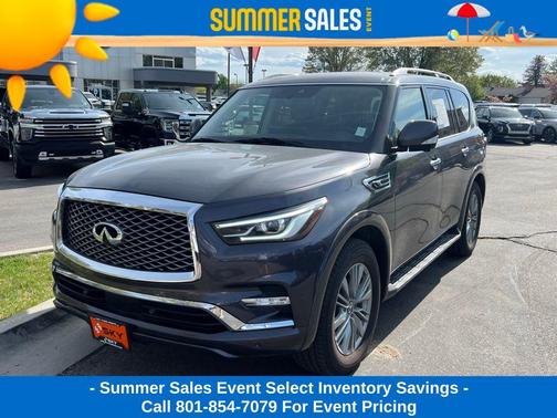 Anthracite Gray 2024 INFINITI QX80 Luxe