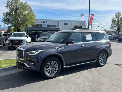 Anthracite Gray 2024 INFINITI QX80 Luxe