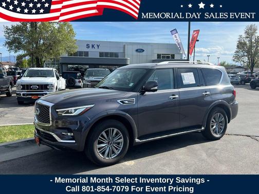 Anthracite Gray 2024 INFINITI QX80 Luxe