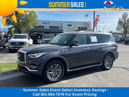 Anthracite Gray 2024 INFINITI QX80 Luxe