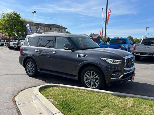 Anthracite Gray 2024 INFINITI QX80 Luxe