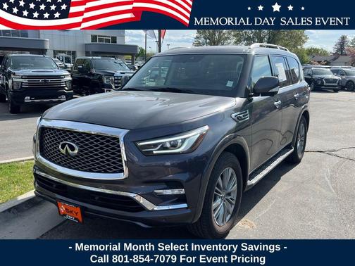 Anthracite Gray 2024 INFINITI QX80 Luxe