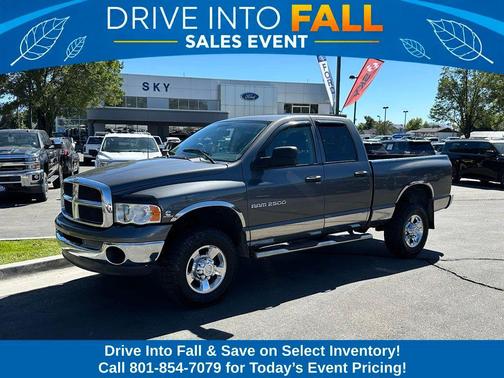 Black 2003 Dodge Ram 2500 SLT