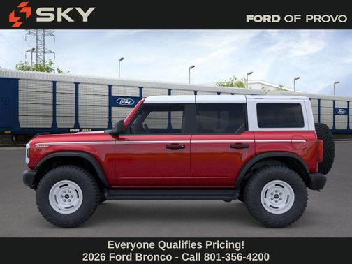 Ruby Red Metallic Tinted Clearcoat 2026 Ford Bronco Heritage Edition