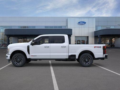 Star White Metallic Tri-Coat 2026 Ford F-350 Platinum