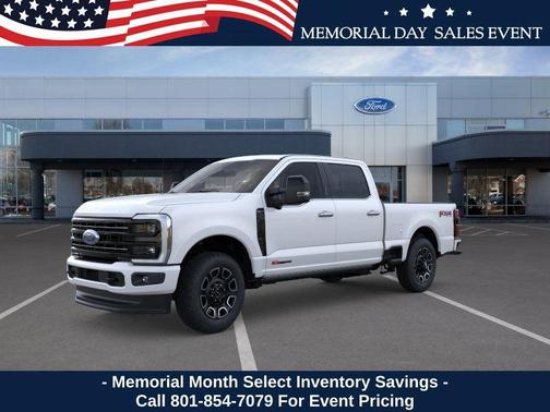 Star White Metallic Tri-Coat 2026 Ford F-350 Platinum