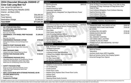 2024 Chevrolet Silverado 3500 LT