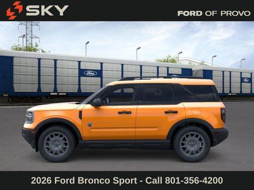 Orange Fury Metallic Tri-Coat 2026 Ford Bronco Sport Big Bend