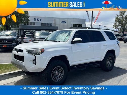 Super White 2019 Toyota 4Runner TRD Off Road Premium
