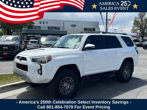 Super White 2019 Toyota 4Runner TRD Off Road Premium