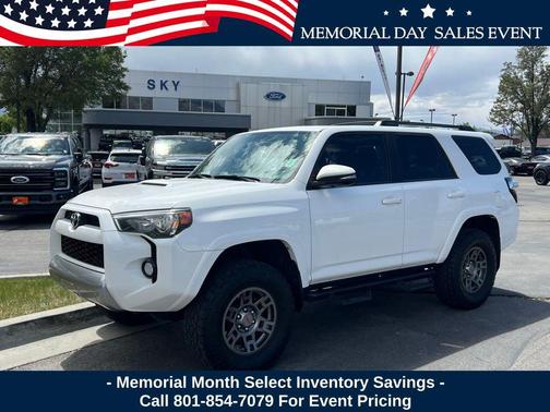 Super White 2019 Toyota 4Runner TRD Off Road Premium