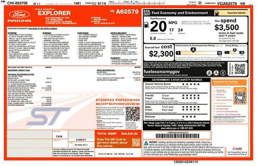 Marsh Gray 2027 Ford Explorer ST