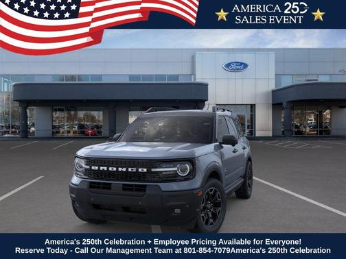 AZURE GRAY METALLIC TRI-COAT 2026 Ford Bronco Sport Outer Banks