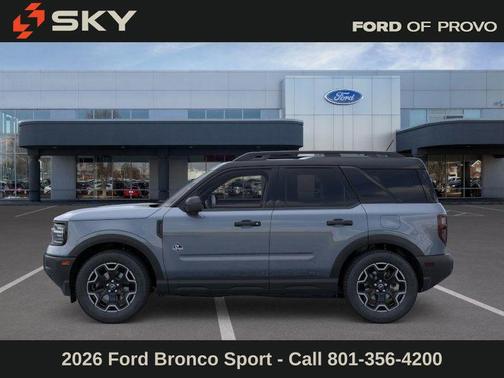 AZURE GRAY METALLIC TRI-COAT 2026 Ford Bronco Sport Outer Banks
