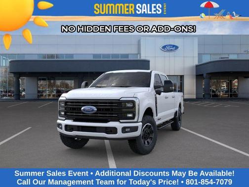 Star White Metallic Tri-Coat 2026 Ford F-350 Platinum
