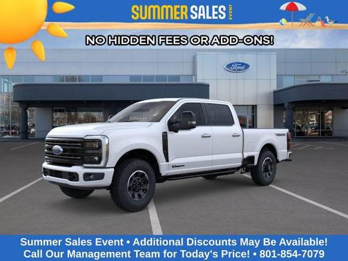 Star White Metallic Tri-Coat 2026 Ford F-350 Platinum