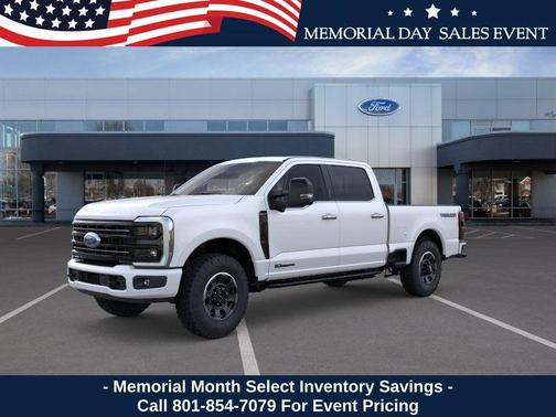 Star White Metallic Tri-Coat 2026 Ford F-350 Platinum