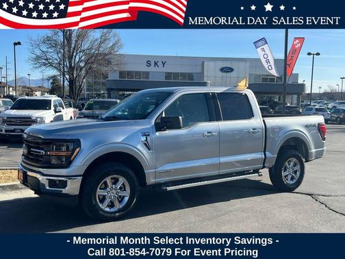 Silver Metallic 2025 Ford F-150 XLT