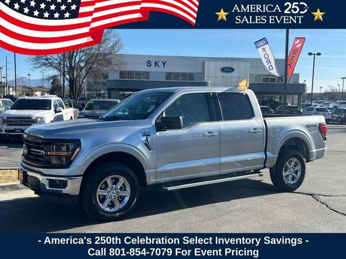 Silver Metallic 2025 Ford F-150 XLT