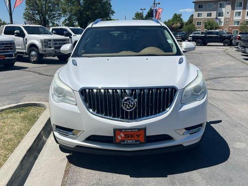 White Frost Tricoat 2016 Buick Enclave Leather