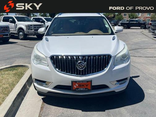 White Frost Tricoat 2016 Buick Enclave Leather