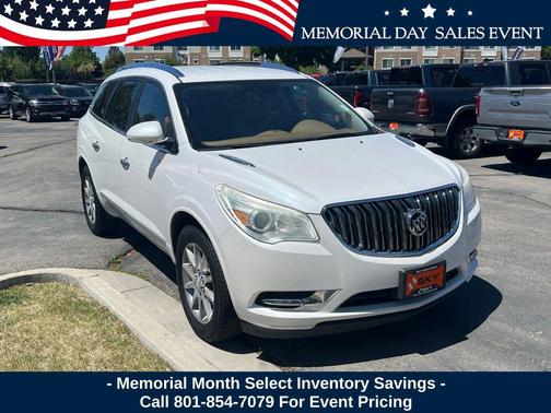 White Frost Tricoat 2016 Buick Enclave Leather