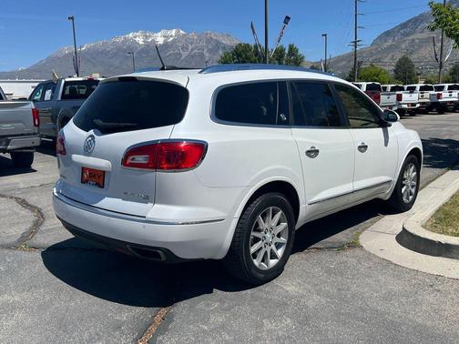 White Frost Tricoat 2016 Buick Enclave Leather