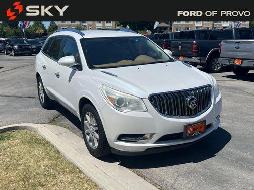 White Frost Tricoat 2016 Buick Enclave Leather