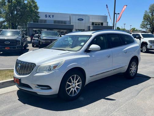 White Frost Tricoat 2016 Buick Enclave Leather
