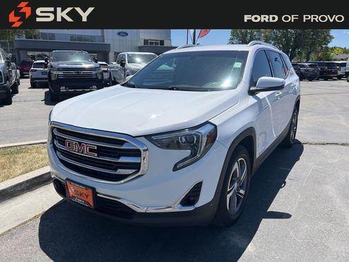 Summit White 2019 GMC Terrain SLT