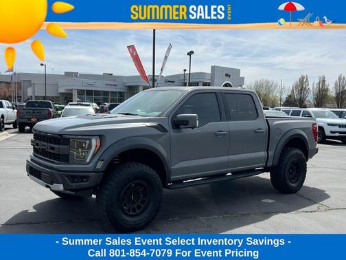 Avalanche Gray 2023 Ford F-150 Raptor
