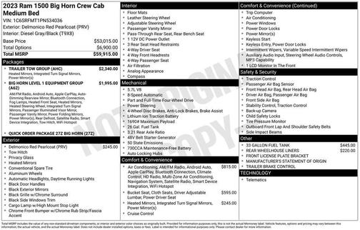 2023 RAM 1500 Big Horn/Lone Star