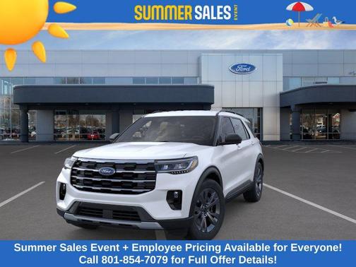 Star White Metallic Tri-Coat 2026 Ford Explorer Active w/200A Pkg