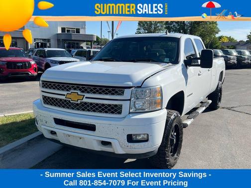 Summit White 2014 Chevrolet Silverado 3500 LTZ
