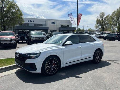 Carrara White 2021 Audi Q8 55 Prestige