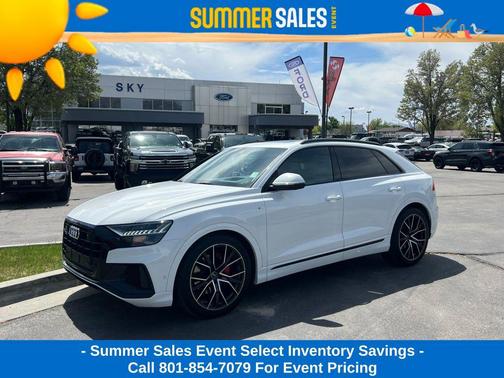 Carrara White 2021 Audi Q8 55 Prestige
