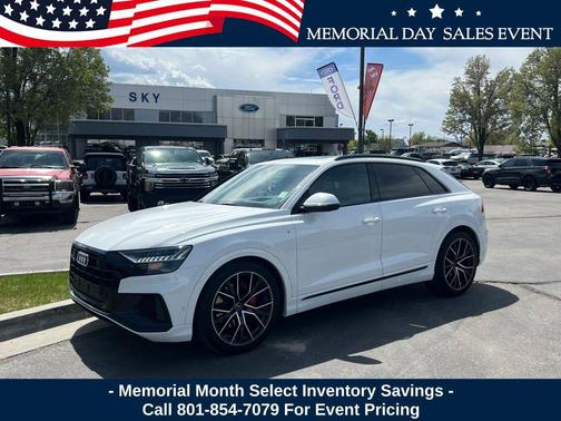 Carrara White 2021 Audi Q8 55 Prestige
