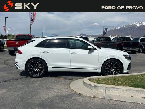 Carrara White 2021 Audi Q8 55 Prestige