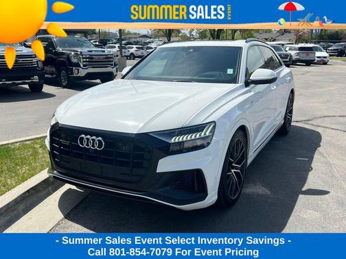 Carrara White 2021 Audi Q8 55 Prestige