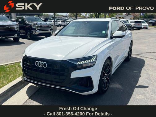 Carrara White 2021 Audi Q8 55 Prestige
