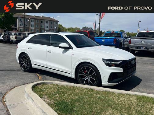 Carrara White 2021 Audi Q8 55 Prestige