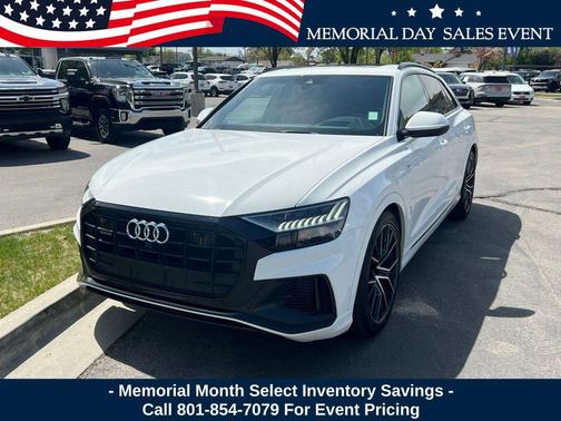Carrara White 2021 Audi Q8 55 Prestige
